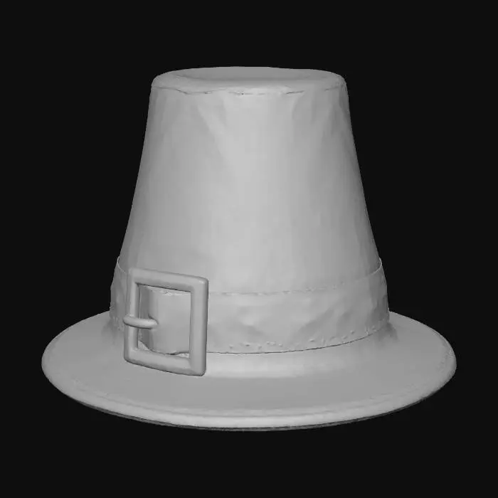 3D model for Pilgrim Hat, #Thanksgiving#