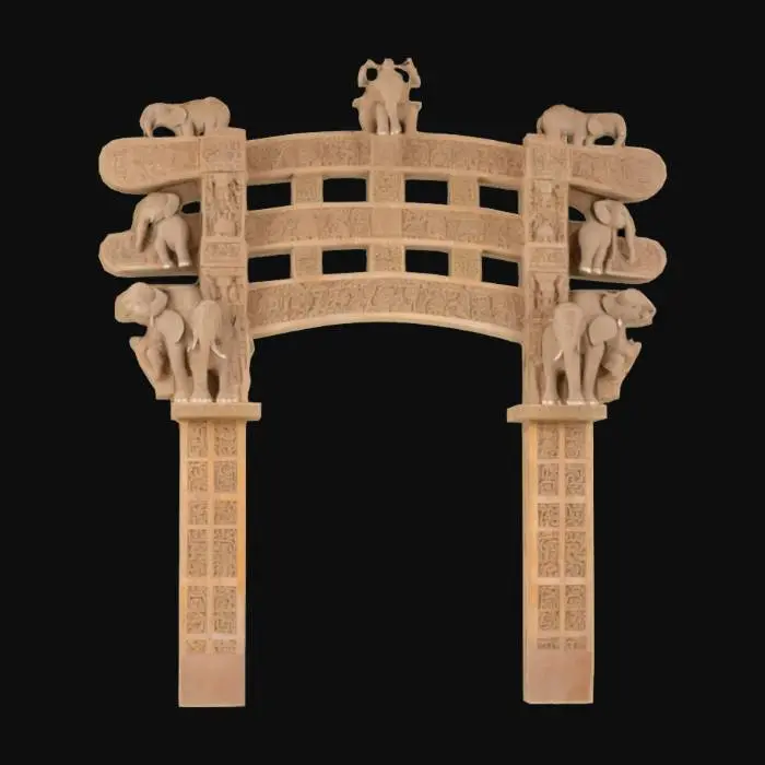 3D model for Sanchi Stupa Torana