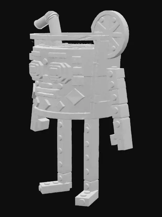 3D model for Lego Iced Latte Bot