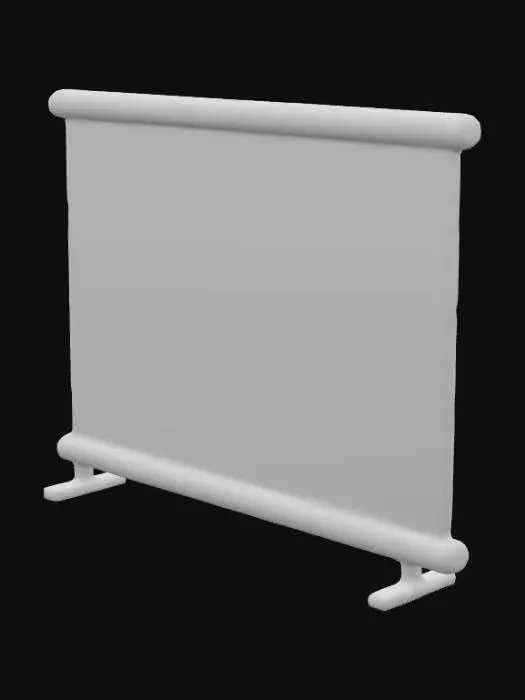 3D model for A simple movie theatre screen