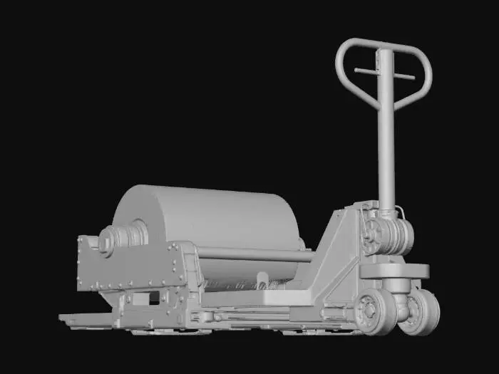 3D model for DISPOSITIVO PARA RETIRADA DE BOBINA