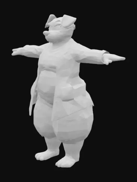 3D model for Scientist Schnauzer