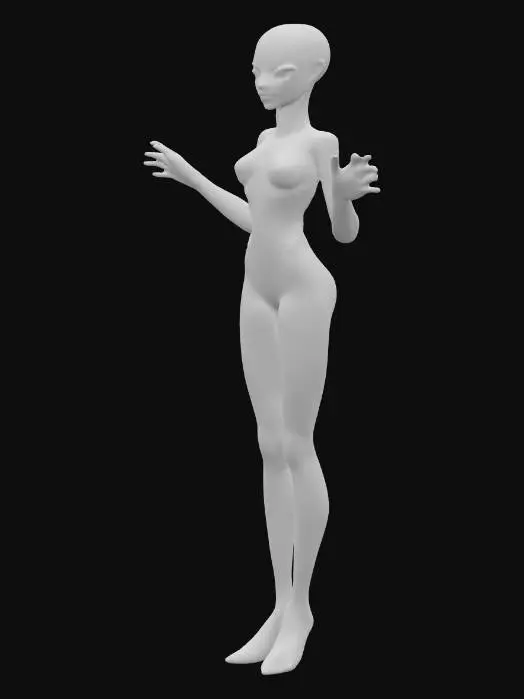 3D model for 3D avatar;
Sleek, slender, and sophisticated alien woman. Ethereally seductive
, #PBR# , #PBR# , #PBR#