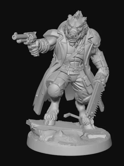 3D model for boarman