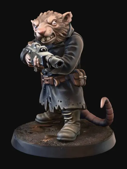 3D model for Rat Sharpshooter