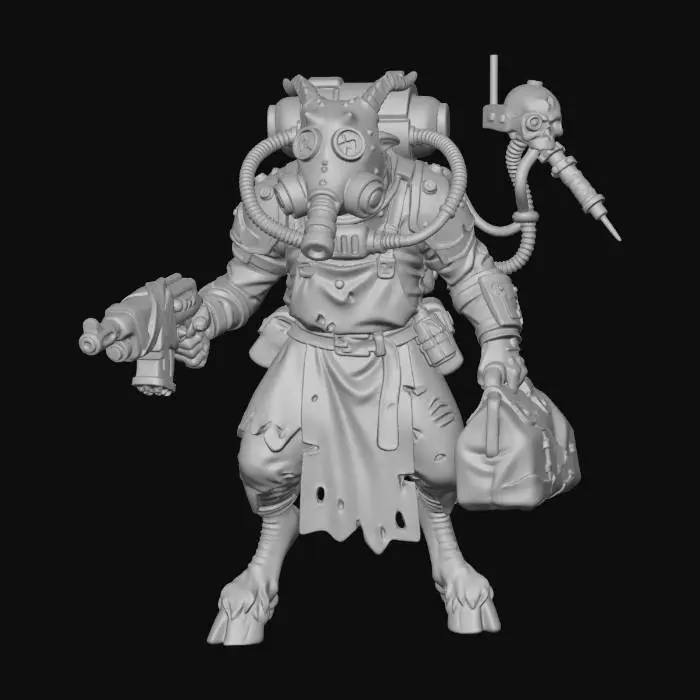 3D model for Rustbound Warden