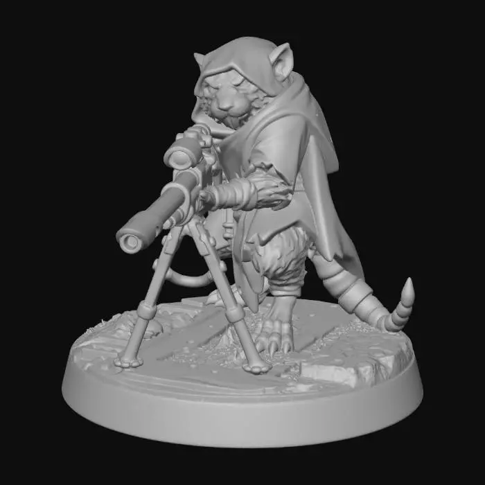 3D model for Hooded Rat Sniper