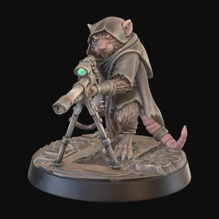 3D model for Hooded Rat Sniper