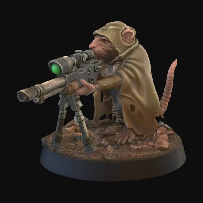 3D model for Wasteland Rat Sniper