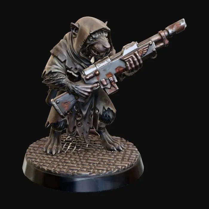 3D model for Rusted War Rat