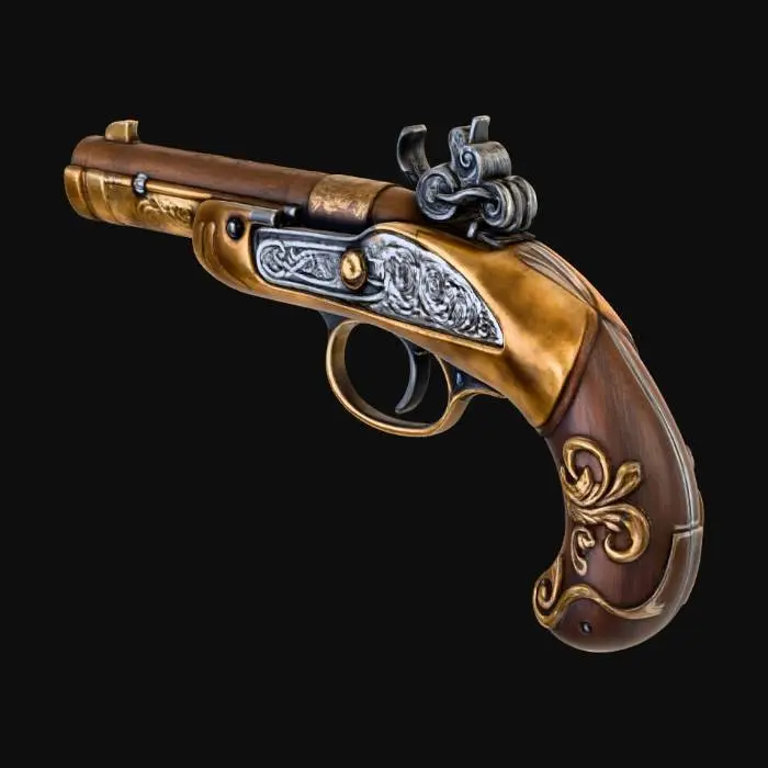 3D model for Antique Pistol Artistry
