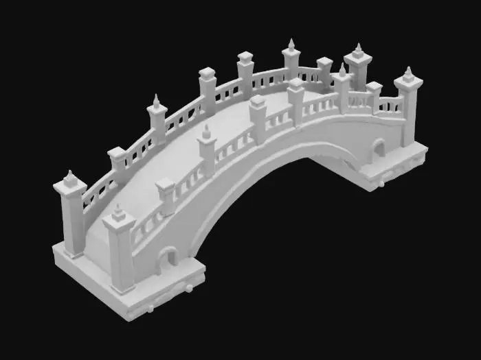 3D model for Arched Stone Bridge