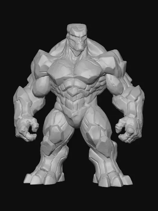 3D model for Golem of the Crystal Peak