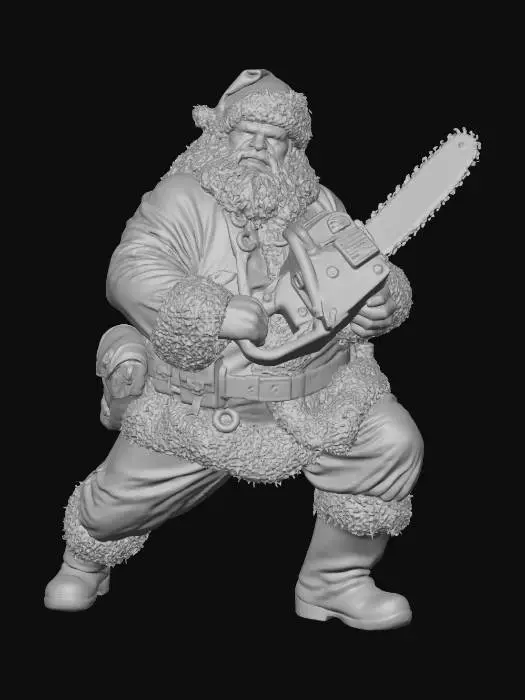 3D model for Santa's Chainsaw Revolution, #Christmas2025#