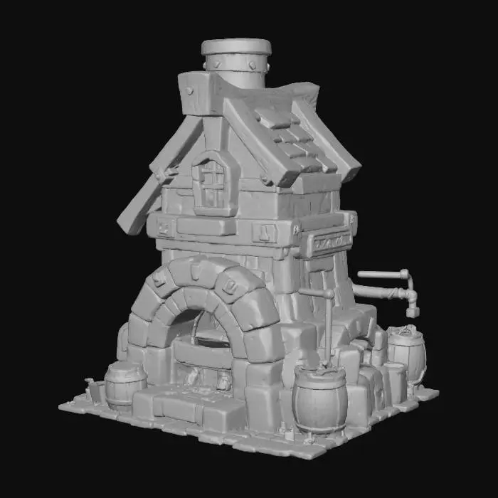 3D model for Rustic Forge