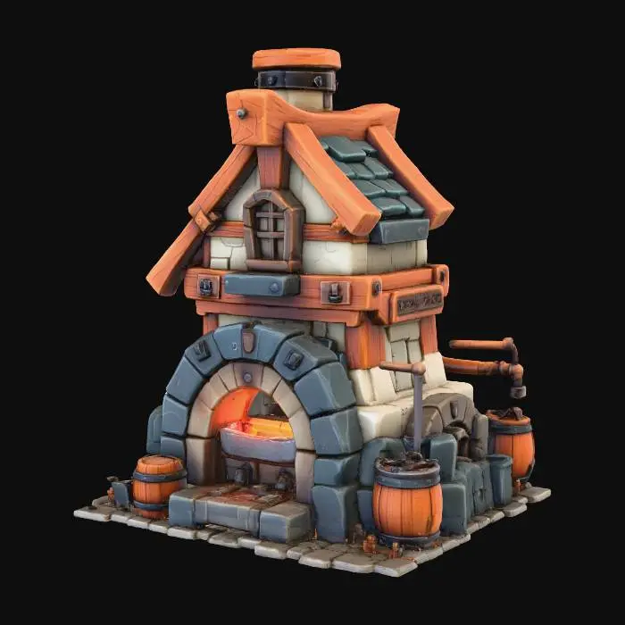 3D model for Rustic Forge