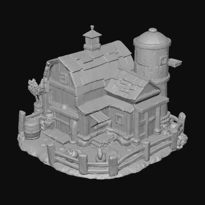 3D model for Rustic Farmstead