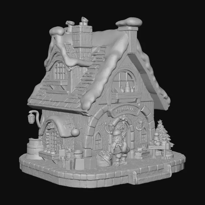 3D model for Santa's Workshop Retreat, #Christmas2025#