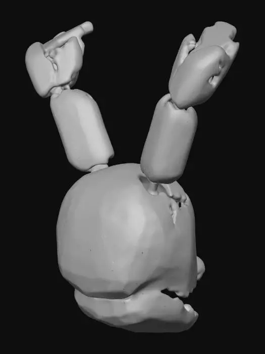 3D model for Rotten Rabbit Head