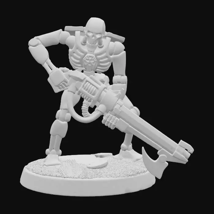 3D model for Warrior of the Neon Legion