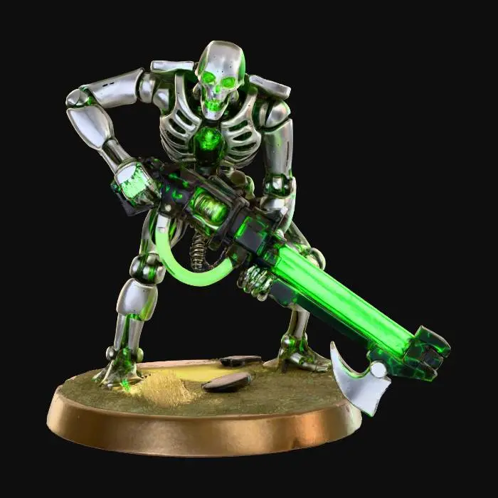 3D model for Warrior of the Neon Legion