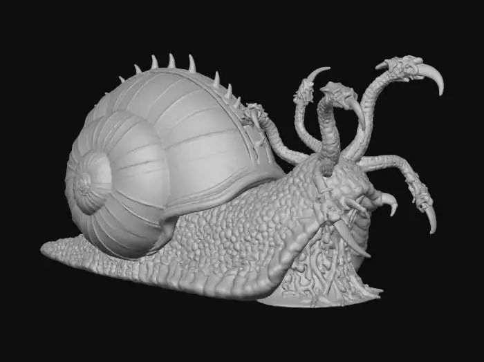 3D model for Luminescent Abyssal Snail