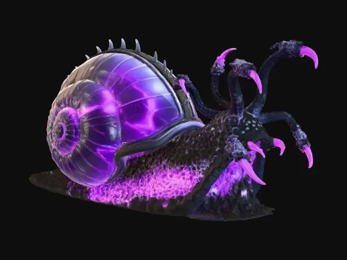 3D model for Luminescent Abyssal Snail