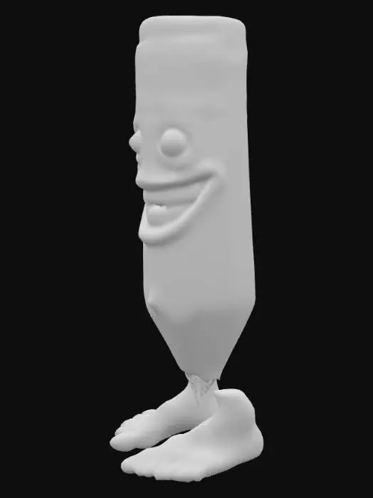 3D model for Smiling Pencilman