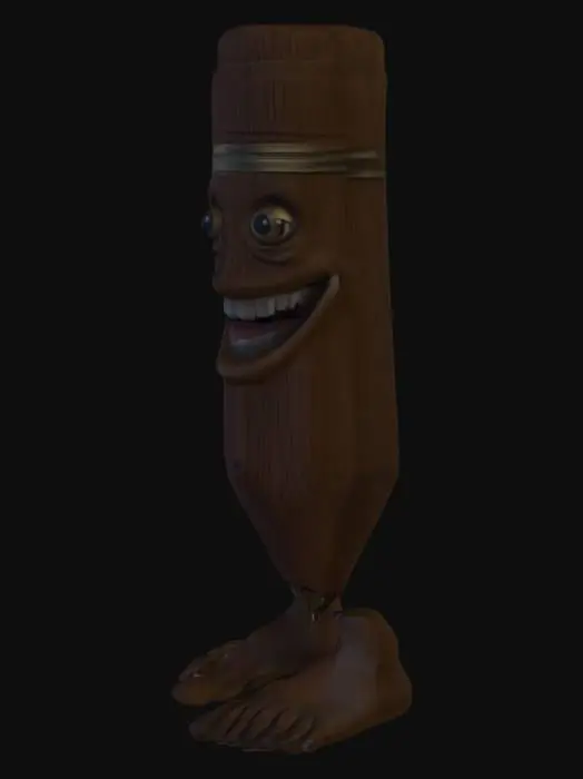 3D model for Smiling Pencilman