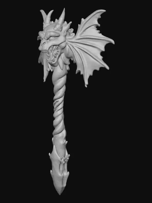 3D model for create a roblox monster hammer that is firey cool and is by Flamey amazing custom UGC hammer/ rng battles