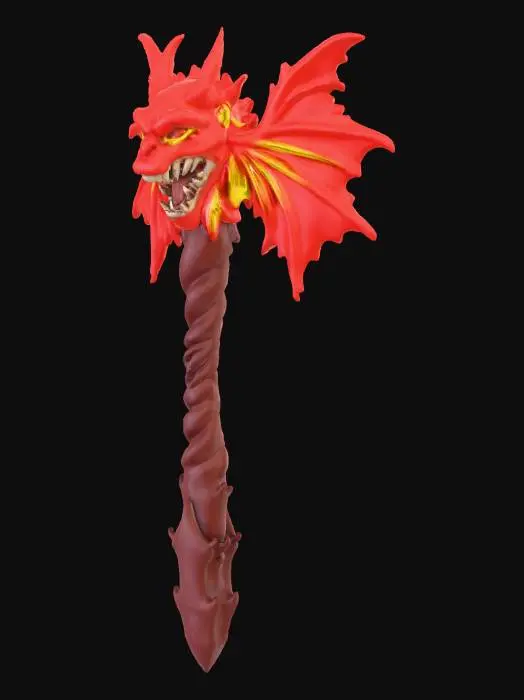 3D model for create a roblox monster hammer that is firey cool and is by Flamey amazing custom UGC hammer/ rng battles