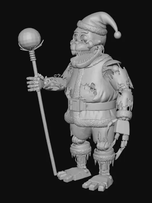 3D model for Festive Frightmare Santa