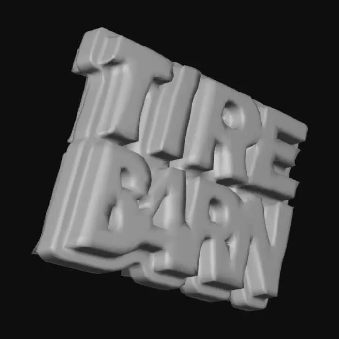 3D model for Tire Barn Logo