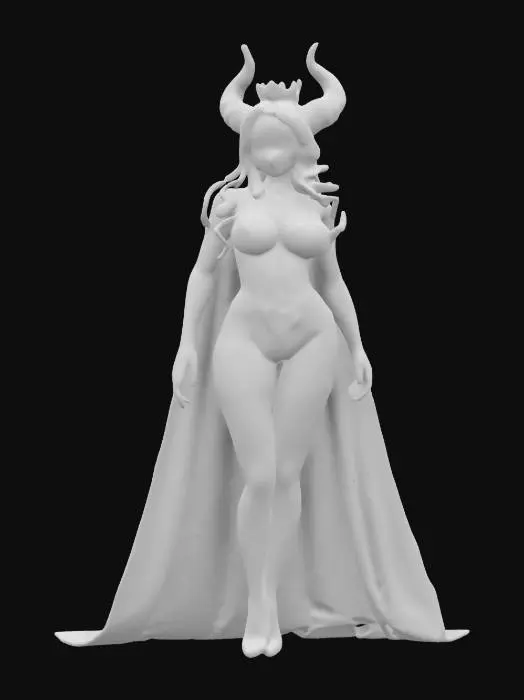 3D model for bowsette, fishnet, gothic