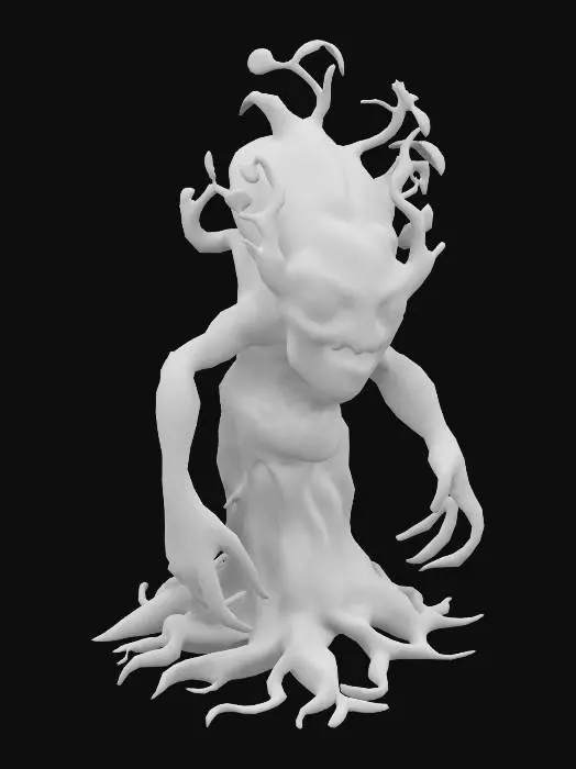 3D model for mandrake root monster
