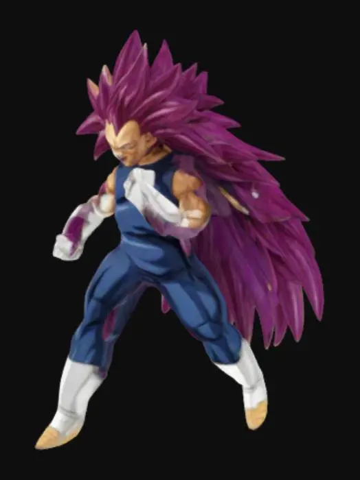 3D model for Majin Warrior TransformationVEGETA