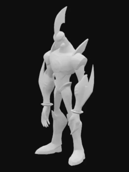 3D model for Alien Character Design