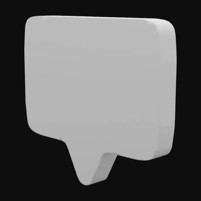 3D model for Like Notification Icon