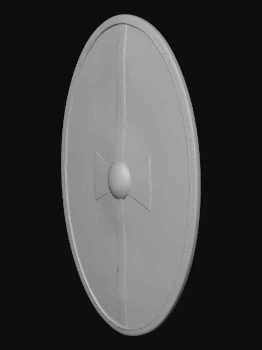 3D model for Golden Emblem Shield