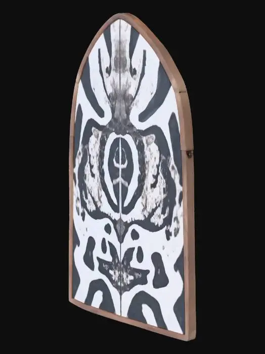 3D model for Cowhide Shield