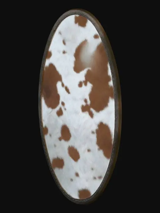 3D model for Oval Cowhide shield
