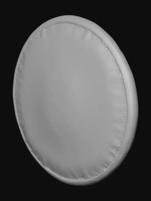 3D model for round cowhide shield.