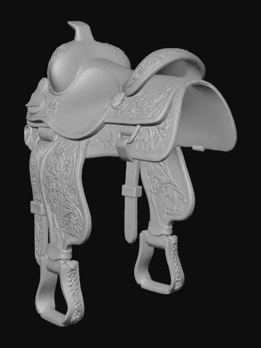3D model for Western Saddle Elegance