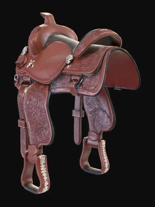 3D model for Western Saddle Elegance