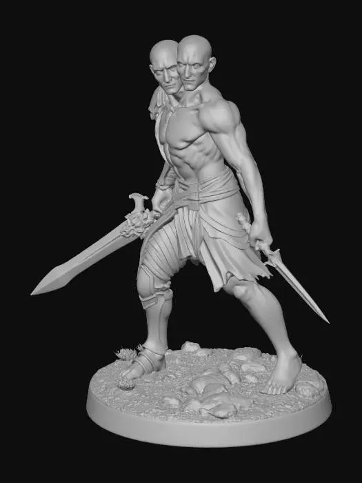 3D model for Warrior of Duality