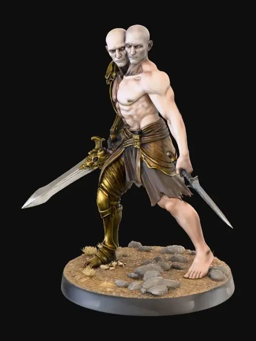 3D model for Warrior of Duality