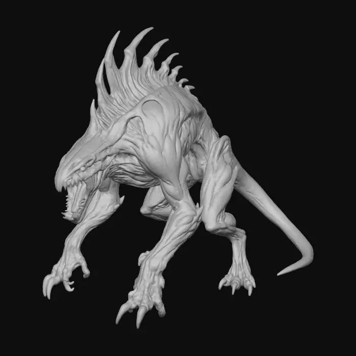 3D model for Screaming Predator