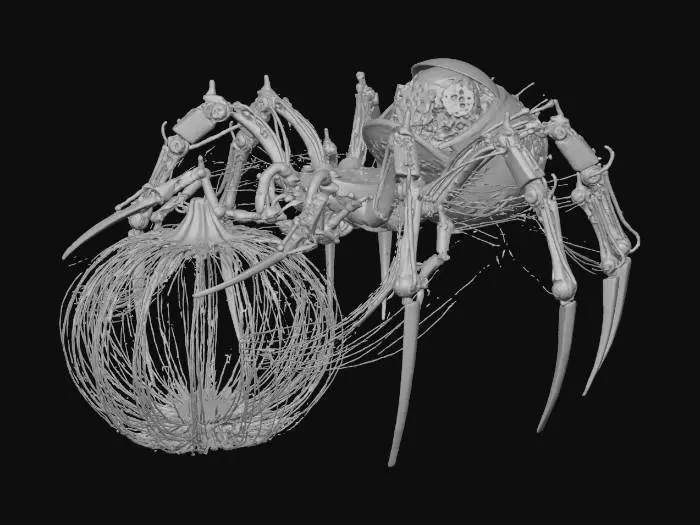 3D model for Mechanical Weaver's Harvest, #Halloween2025#