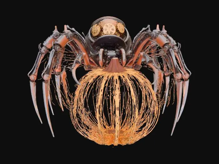 3D model for Mechanical Weaver's Harvest, #Halloween2025#