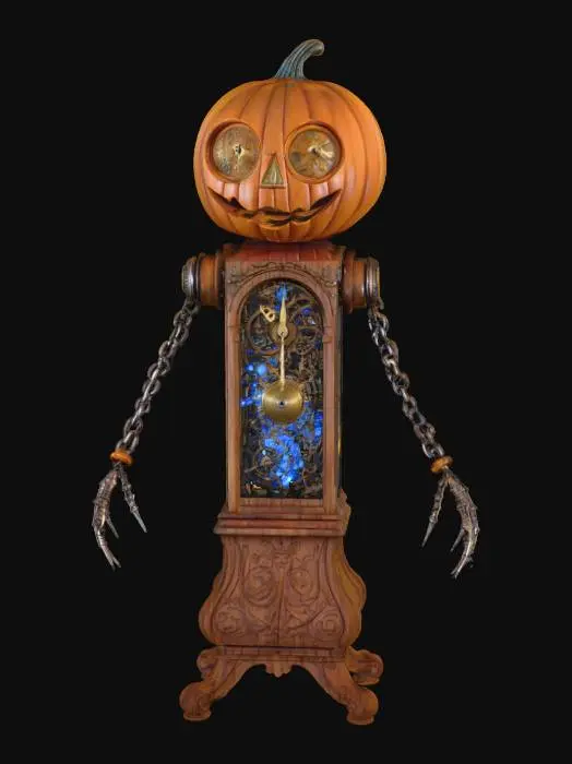 3D model for Pumpkin Timekeeper, #Halloween2025#